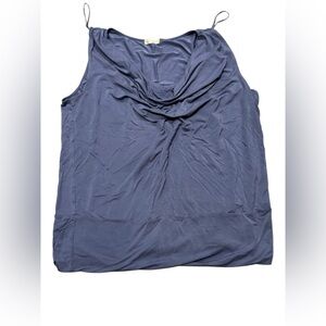 EUC Elegant Blue Gray Sleeveless Top Carve Designs XL super comfy Luisa Top